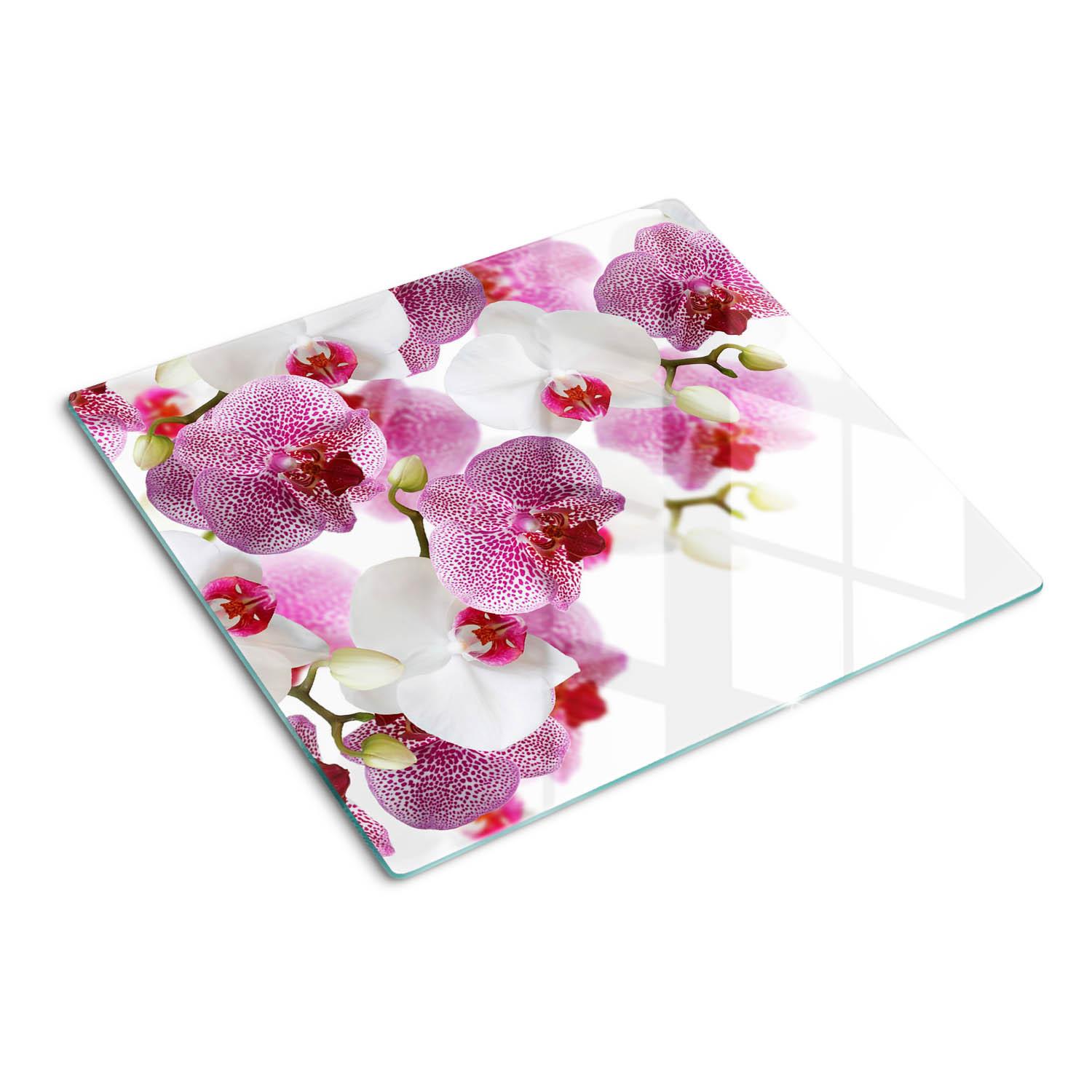 GLASPLATTE 60x52 cm Orchidee - Pink, Glas (60/0.4/52cm) - TULUP