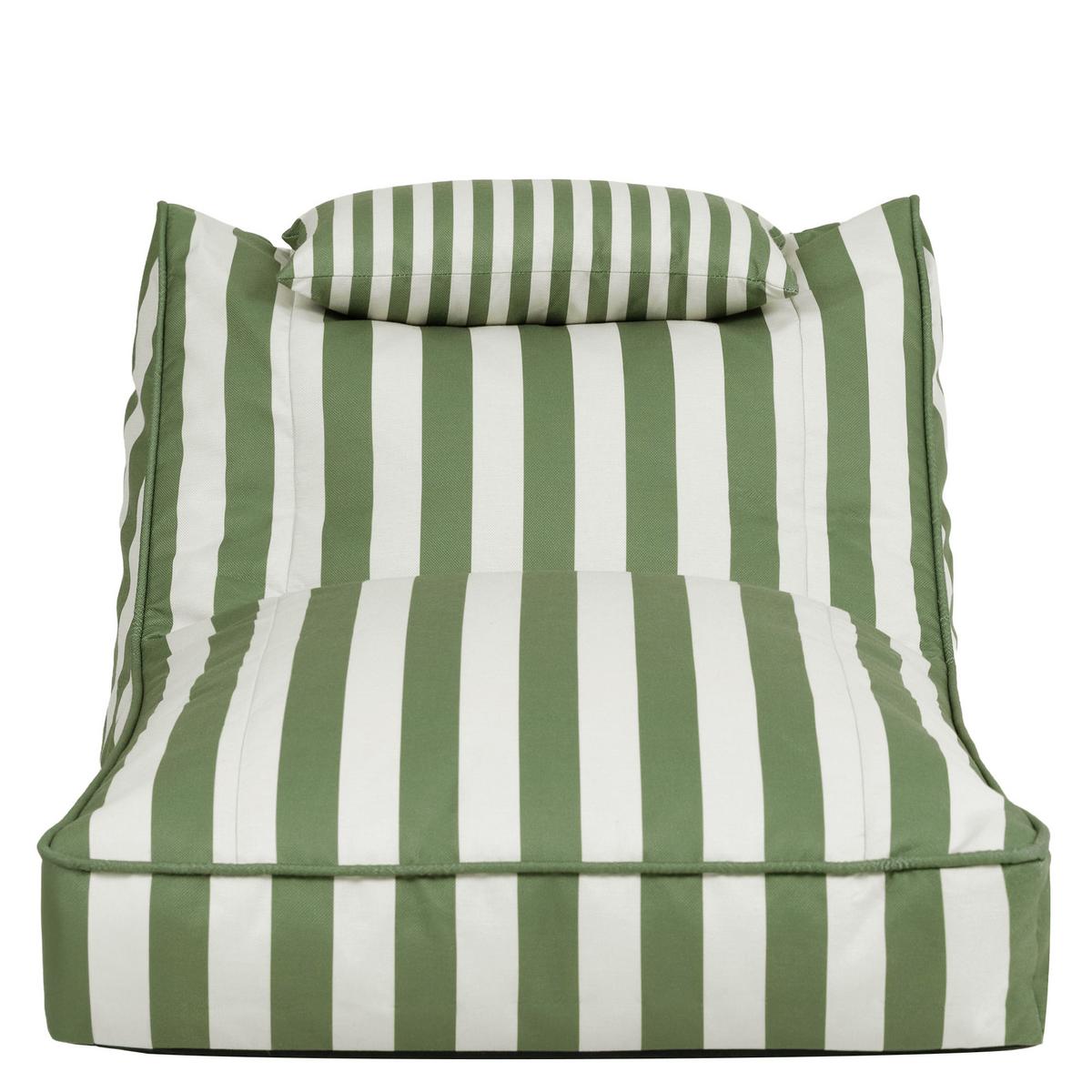 SITZSACK Liege Indoor Outdoor Nova - Olivgrün, Textil (84/68/108cm) - icon