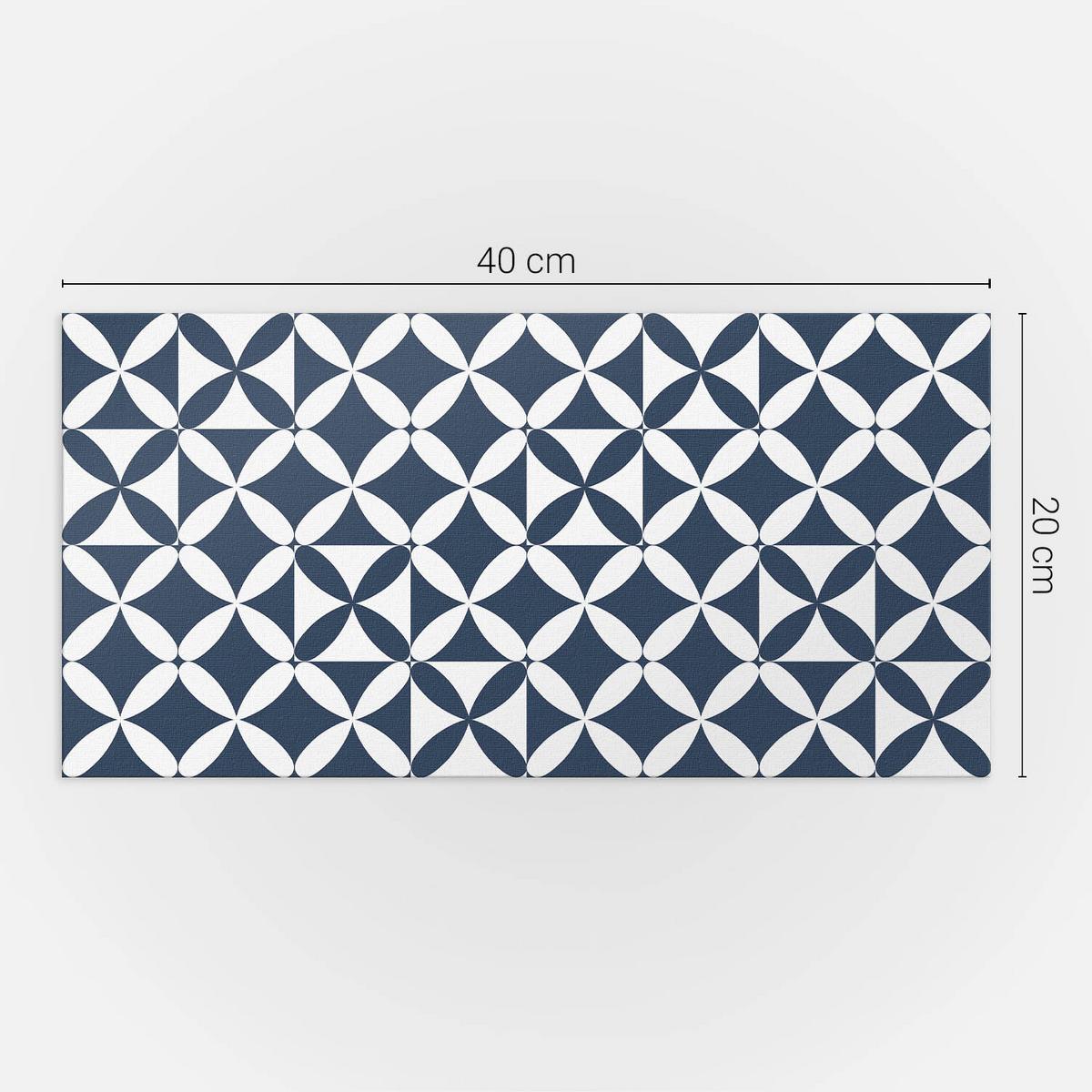 WANDPANEEL 10x 40x20 cm selbstklebend Stravelle - Opal, Kunststoff (20/1.6/40cm) - Wallfluent
