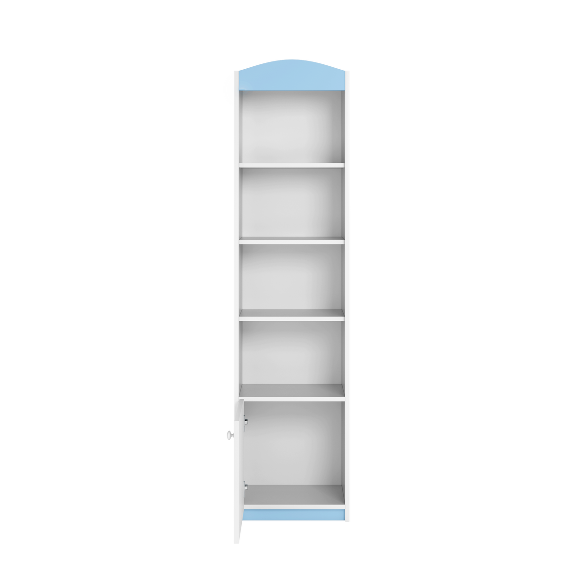 KINDERREGAL I Babydreams Blau 46\180\36 - Blau, Holzwerkstoff/Kunststoff (46/180/36cm) - RAUMHIRSCH FURNITURE
