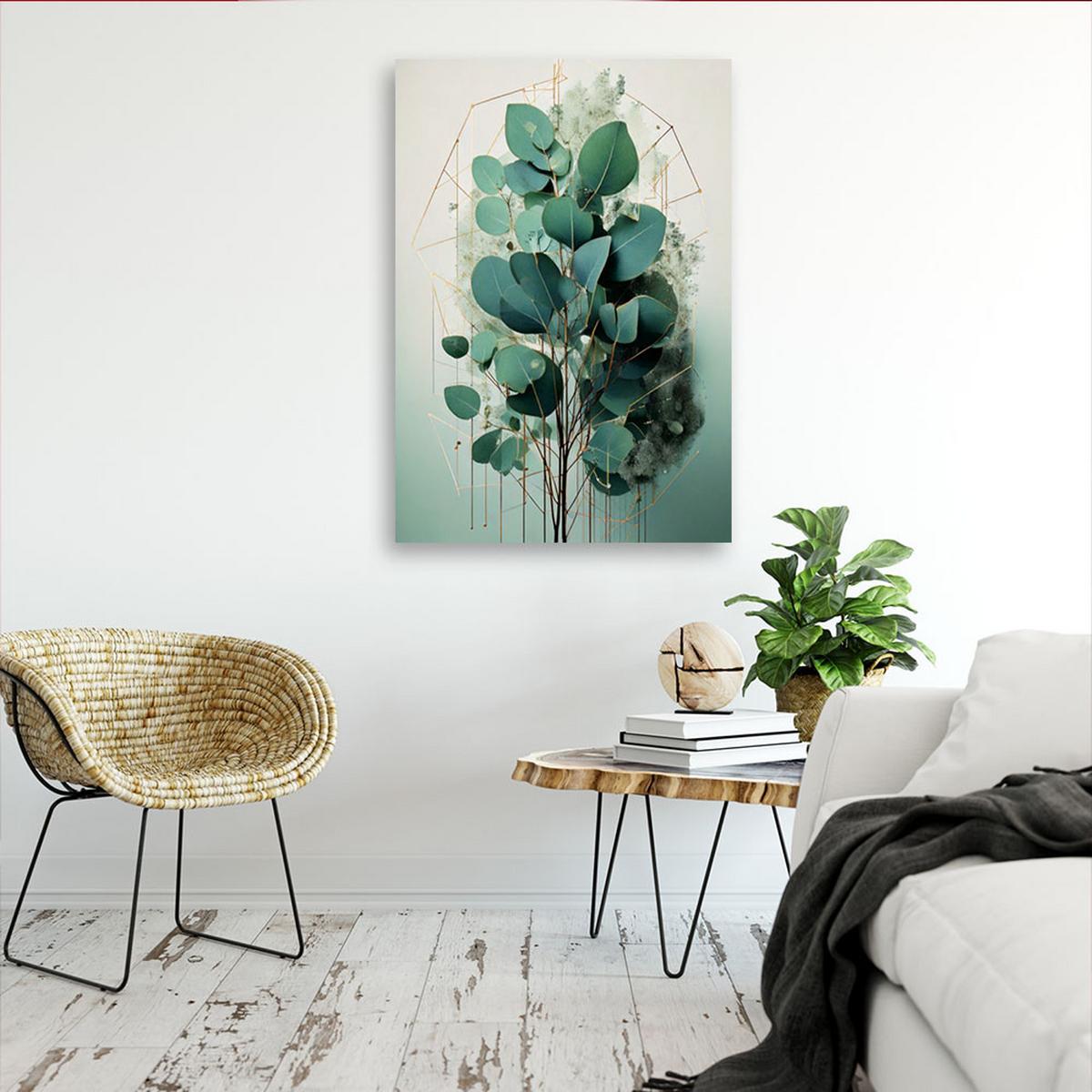 LEINWANDBILD Natur und Botanik 30x45cm - Grün, Textil (30/45cm) - Feeby
