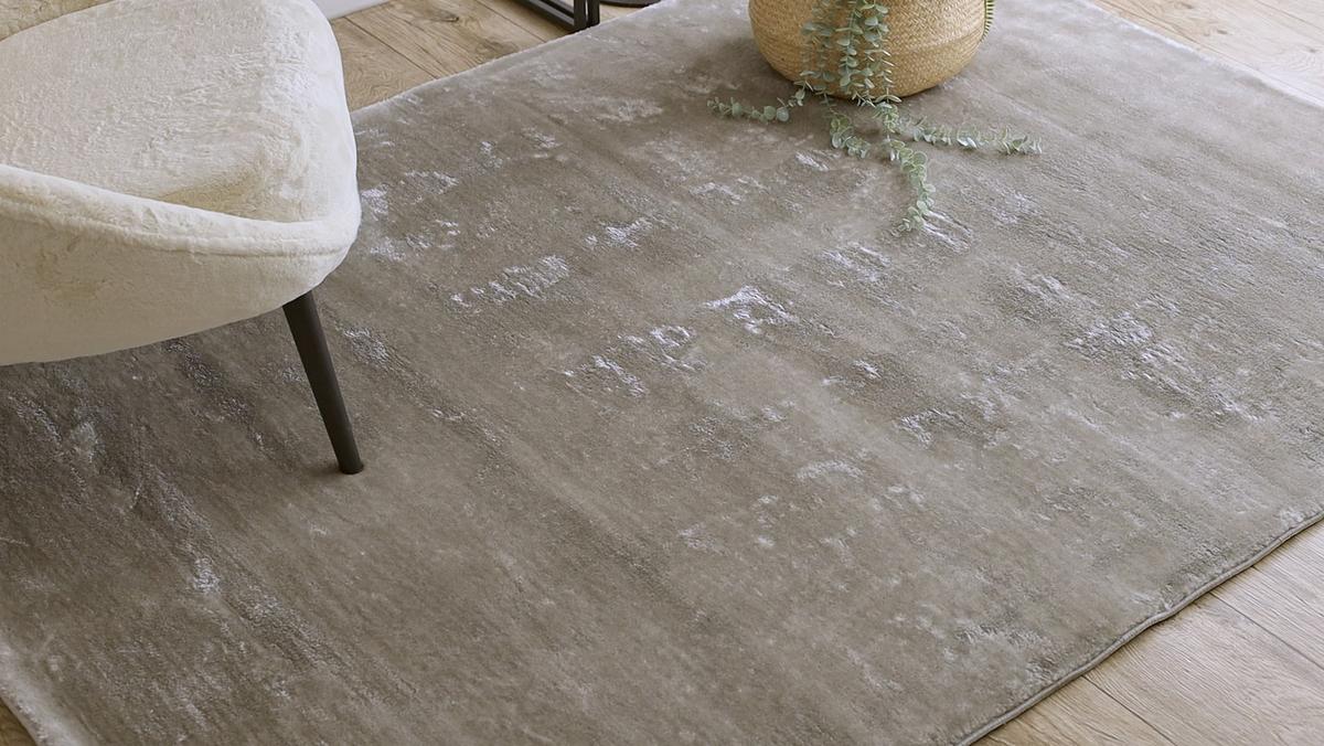 TEPPICH Visco 160/220 cm - Silberfarben, Textil (160/220cm) - rugsX