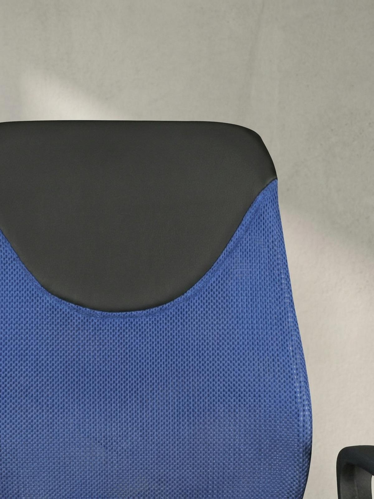 JUGENDDREHSTUHL Nylon Ergonomisch Höhenverstellbar DAVOS, Blau 60x60x101 cm - Blau/Silberfarben, Textil/Metall (60/101/60cm) - KADIMA DESIGN