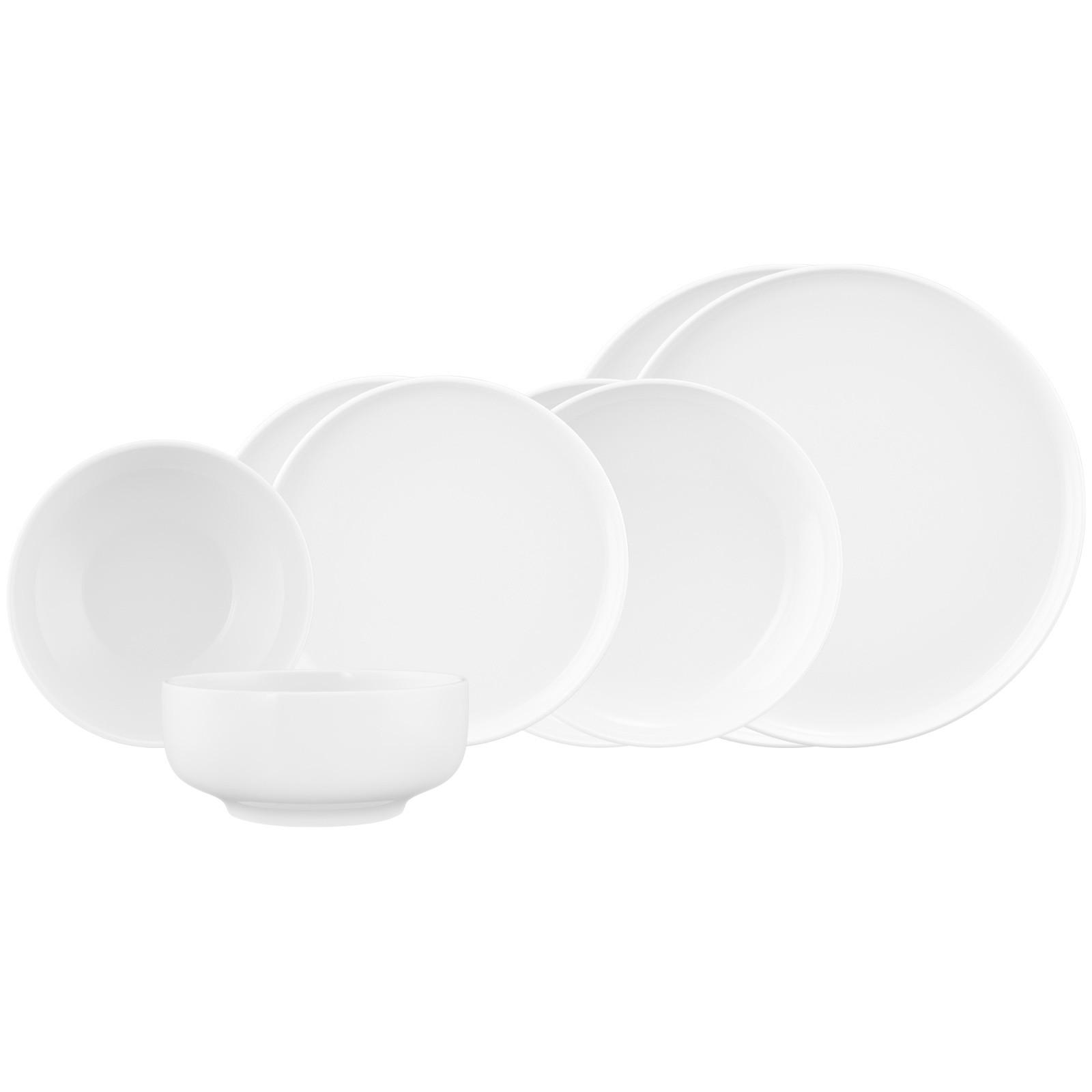EINSTEIGER-SET Sento Home weiß 8-tlg. - Weiß, Keramik (2/2/2cm) - Seltmann Weiden