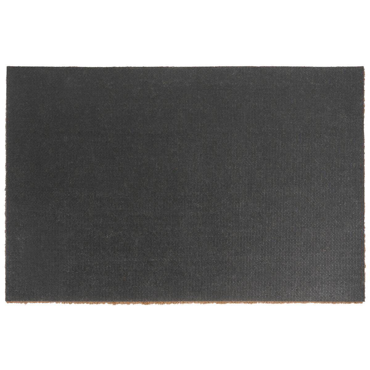 FUSSMATTE Bunt 40/60 cm Zitrone Kokosfasern Tazlina - Multicolor, Textil (40/60cm) - Beliani