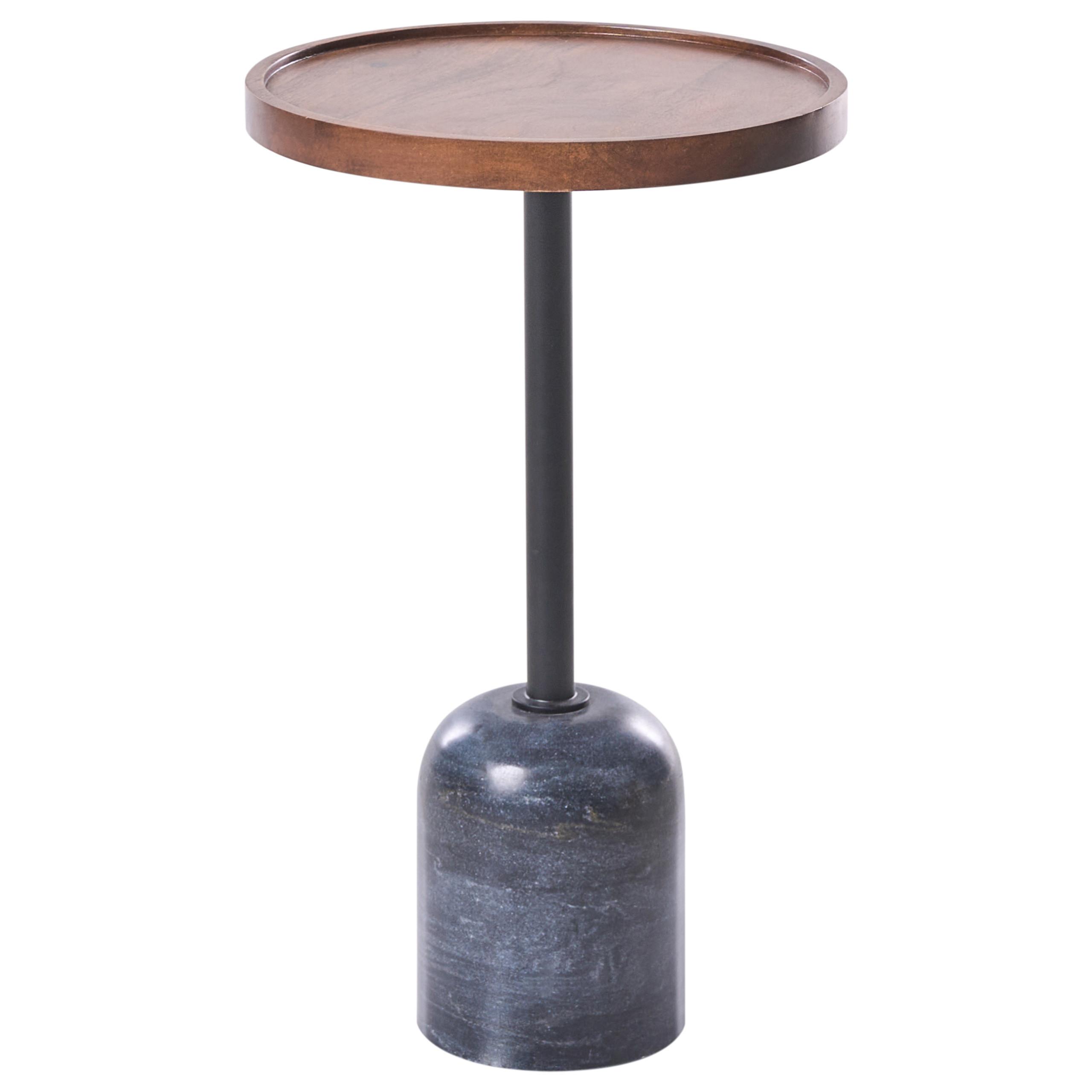 BEISTELLTISCH Metall Schwarz Rainy - Schwarz, Metall (30/30/50cm) - Beliani