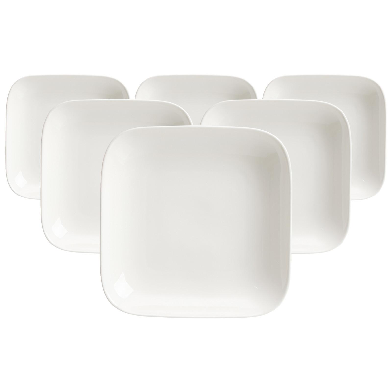 SUPPENTELLER Arena weiß ø 22 cm 6er Set - Weiß, Keramik (22cm) - Ritzenhoff Breker