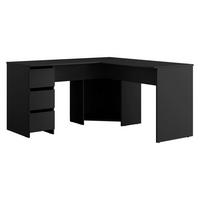 ECKSCHREIBTISCH Fotyn - Schwarz, Holzwerkstoff/Kunststoff (142/142/74cm) - MIRJAN24