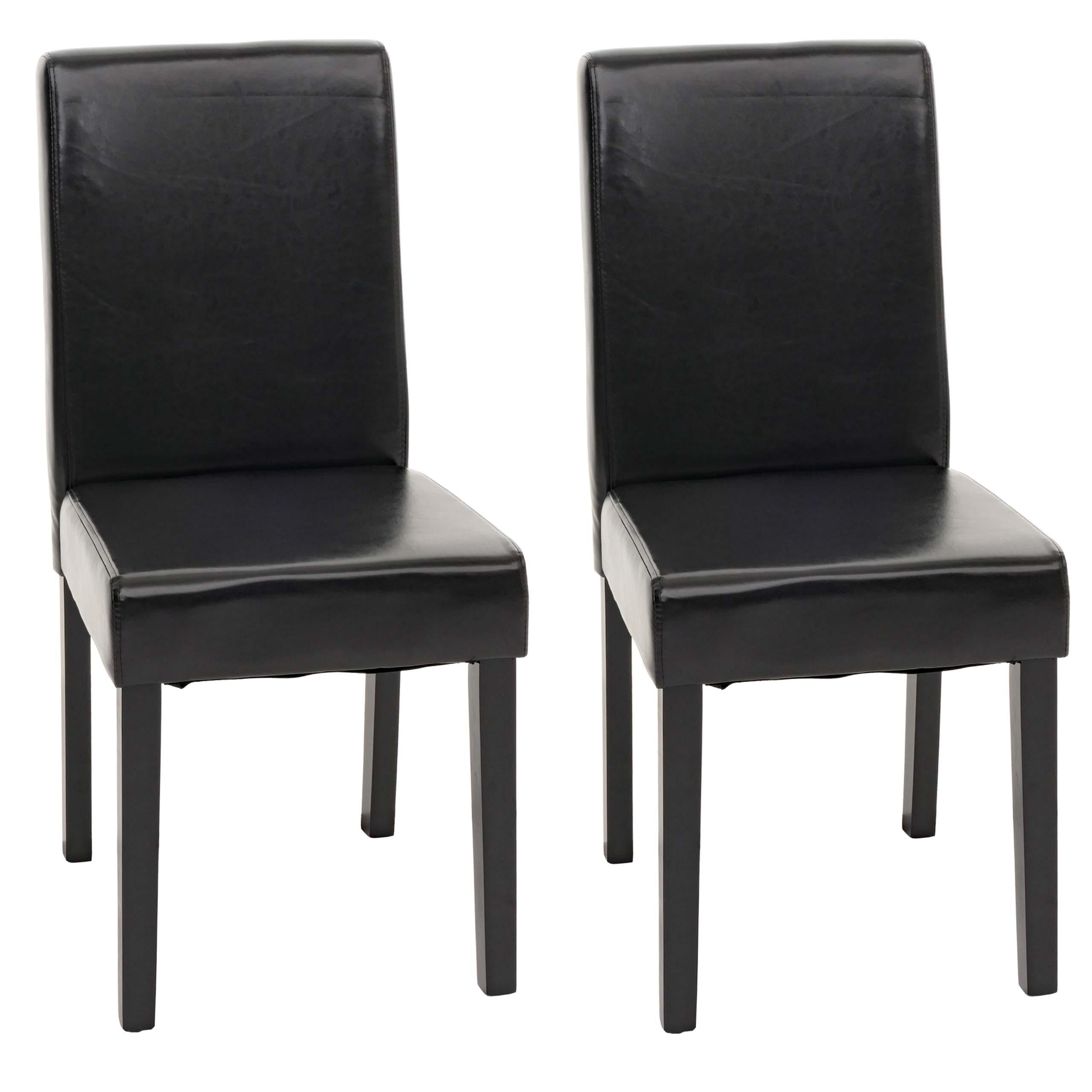 ESSZIMMERSTUHL Schwarz 2er-Set - Schwarz, Textil (43/90/56cm) - MCW