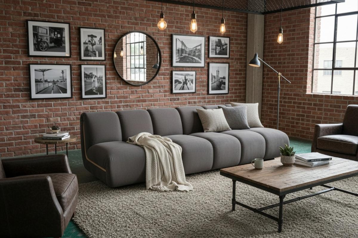 MODULSOFA LAYLA Taupe Velvet - Taupe/Schwarz, Buchenholz/Textil (274/74/99cm) - KAWOLA