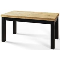 RECHTECKIGER Esstisch Ausziehbar – Moderner Wohnzimmertisch Küchentisch und Esszimmertisch – Tisch mit Holzbeinen, Maßen von 170 – 250 cm – Artisan - Hellbraun/Schwarz, Holzwerkstoff (170/90/78cm) - Alpi-Möbel