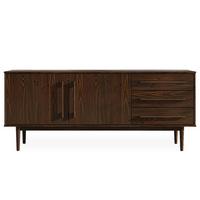 SIDEBOARD TECCA nussbaum - Nussbaumfarben, Holz (170/71/41cm) - IDIMEX