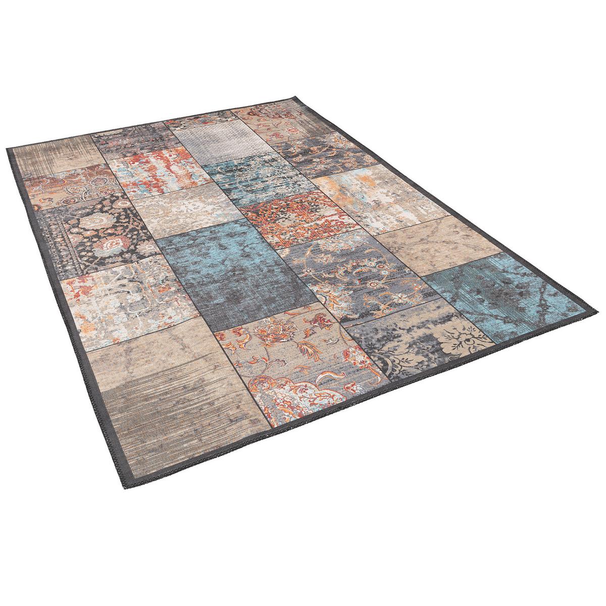VINTAGE DESIGNERTEPPICH FINESSE BAROCK PATCHWORK - Multicolor, Textil (200/290cm) - Pergamon