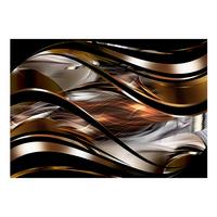 VLIESTAPETE 300/210 cm - Braun/Orange, Textil (300/1cm) - KUNSTLOFT