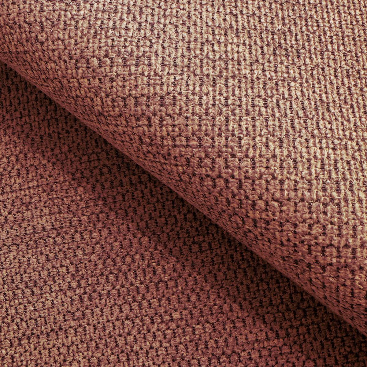 3-SITZER-SOFA Cardea in Bubble-Optik aus weichem Terrakotta Strukturstoff mit hohem Sitzkomfort - Terracotta/Schwarz, Holz/Textil (217/80/97cm) - S-Style Möbel