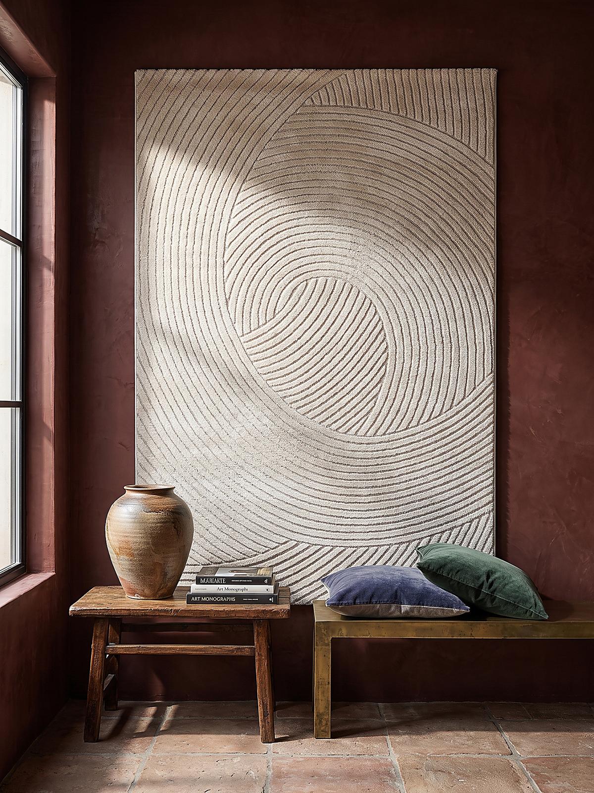 TEPPICHLÄUFER Geometrisch CETINA Polypropylen Creme 80 x 150 cm - Beige, Textil (80/150cm) - KADIMA DESIGN