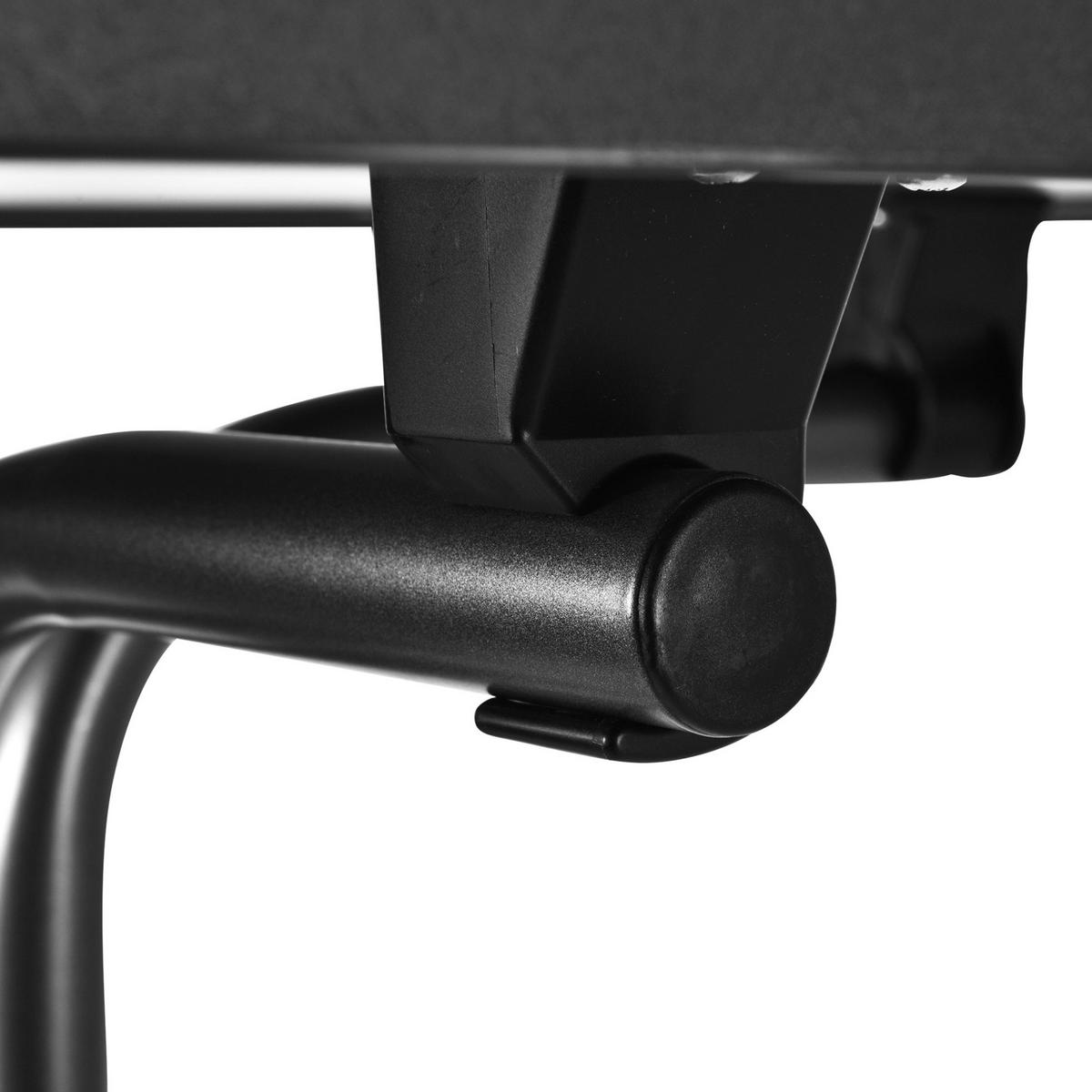 BISTROTISCH Bistroni 70/70cm Schwarz - Schwarz, Metall (70/70/70cm) - Beautissu 