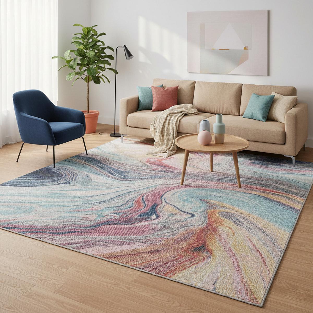 INDOOR OUTDOOR TEPPICH LAGOS VINTAGE - Multicolor, Textil (120/170cm) - Pergamon