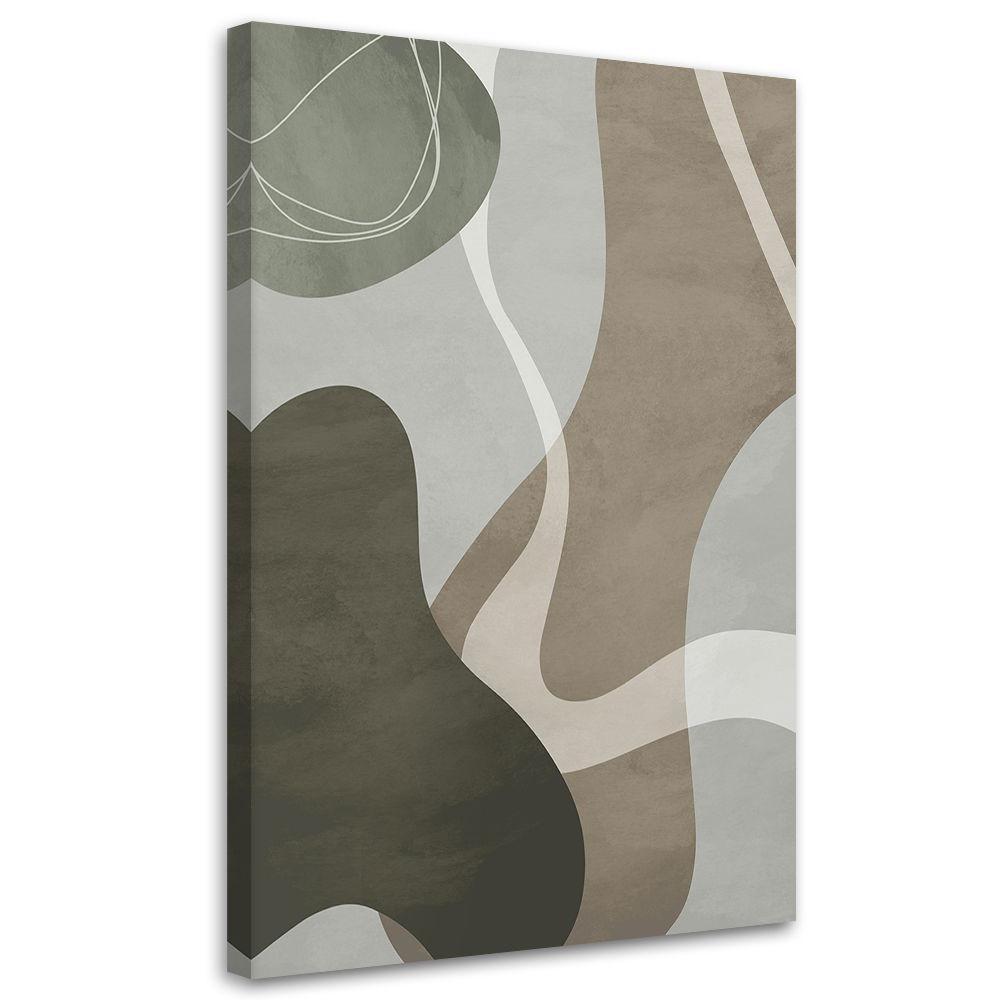 KUNSTDRUCK Grau 40/60 cm - Grau, Textil (40/60cm) - KUNSTLOFT