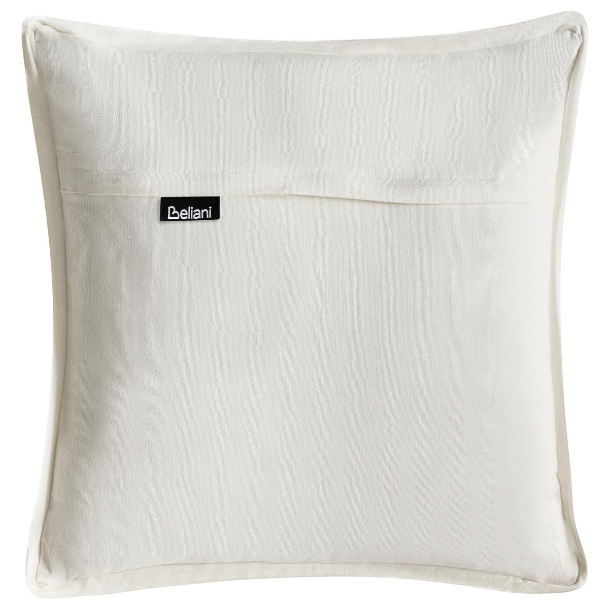 DEKOKISSEN 2er-Set Weiß 45/45 cm Knema - Weiß, Textil (45/45cm) - Beliani