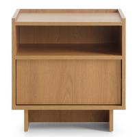NACHTTISCH Yasumi mit 1 Schublade 50 cm - Eichefarben, Holzwerkstoff (50/51/39cm) - Selsey