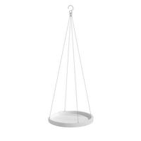 BLUMENTOPFUNTERSETZER Hängend 36/3 cm Hellgrau - Hellgrau, Kunststoff (36/3cm) - Ecopots