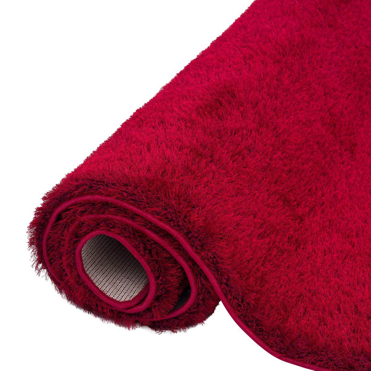 HOCHFLOR SHAGGY TEPPICH LUXUS FEELING MIX - Rot, Textil (160/160cm) - Snapstyle