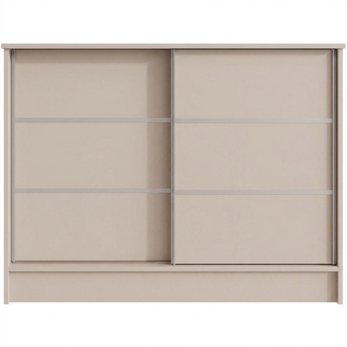KOMMODE Mirela mit 2 Schiebetüren 100 cm, Kaschmir - Kaschmir, Holzwerkstoff (101/85/43.5cm) - Beautysofa