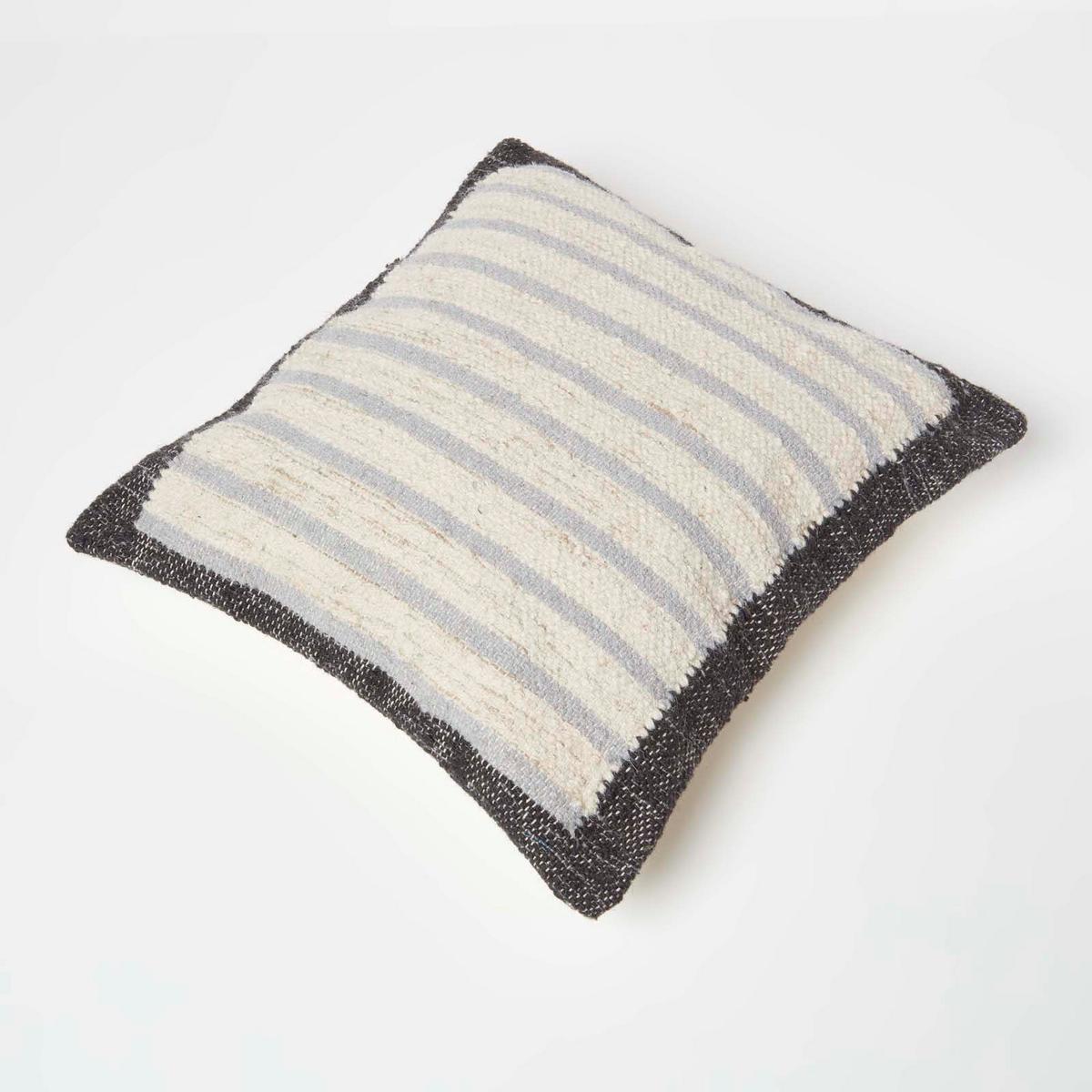 KELIM-KISSEN Veria 45/45 cm - Creme, Textil (45/45cm) - Homescapes