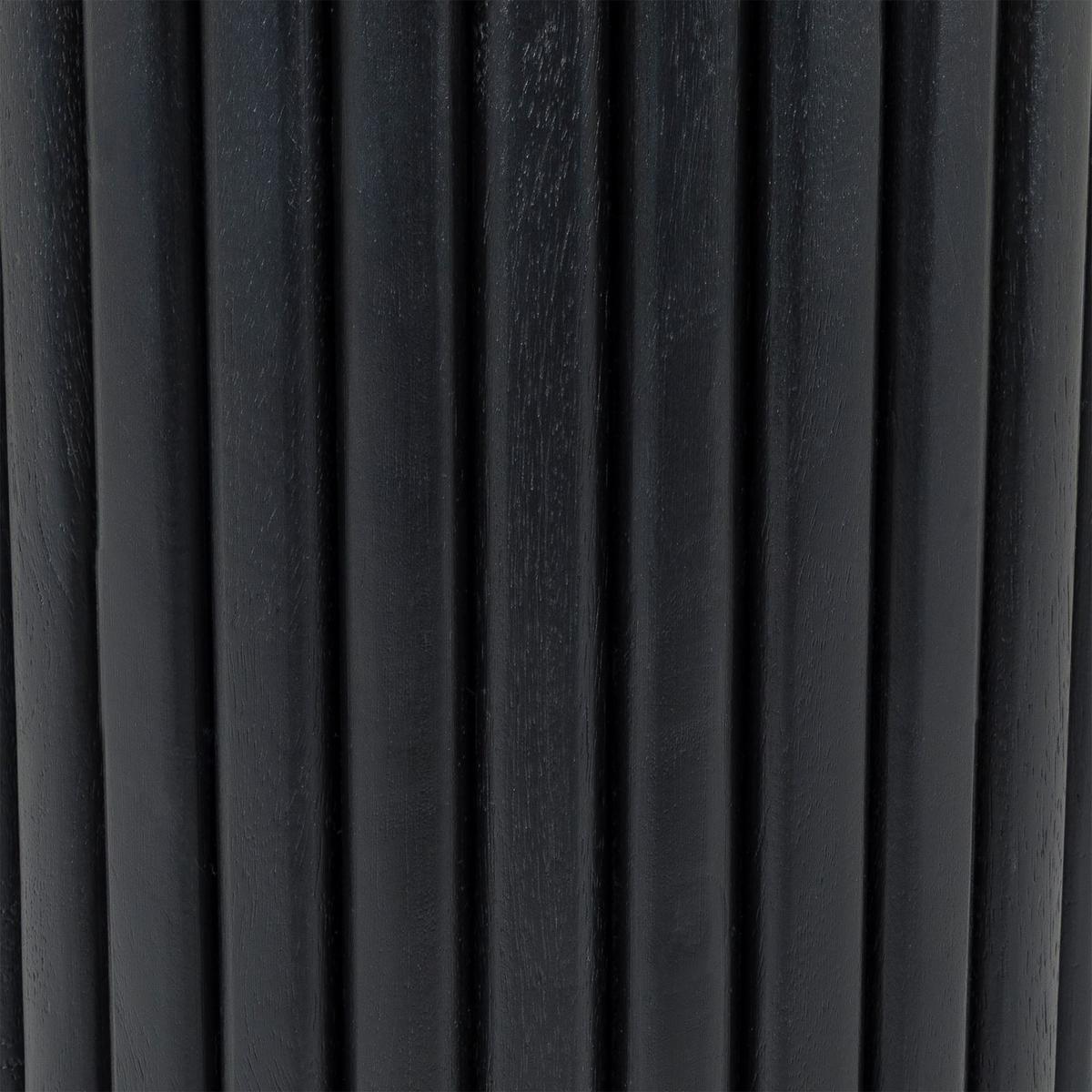 COUCHTISCH SARDA schwarz - Schwarz, Holz/Naturmaterialen (46/46/53cm) - IDIMEX
