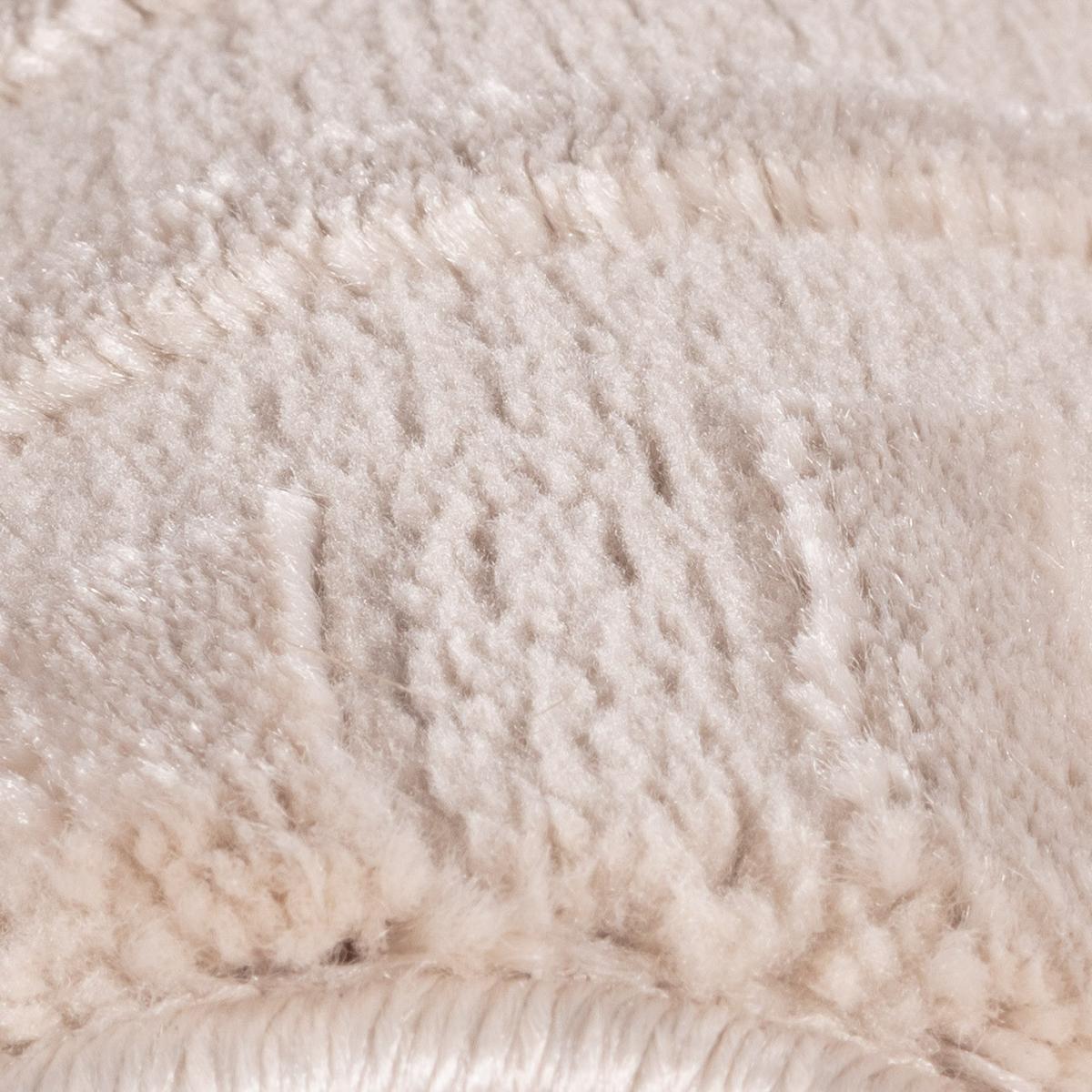 TEPPICH Kurzflor ILLER in Beige, mit 3D-Design, aus Jute, Florhöhe 12 mm, 80 x 150 cm - Beige, Textil (80/150cm) - KADIMA DESIGN