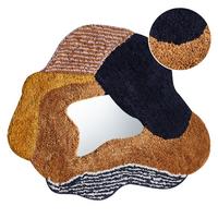 WANDSPIEGEL 60/62 cm Baumwolle Bunt Abasza - Multicolor, Textil (60/62/2cm) - Beliani