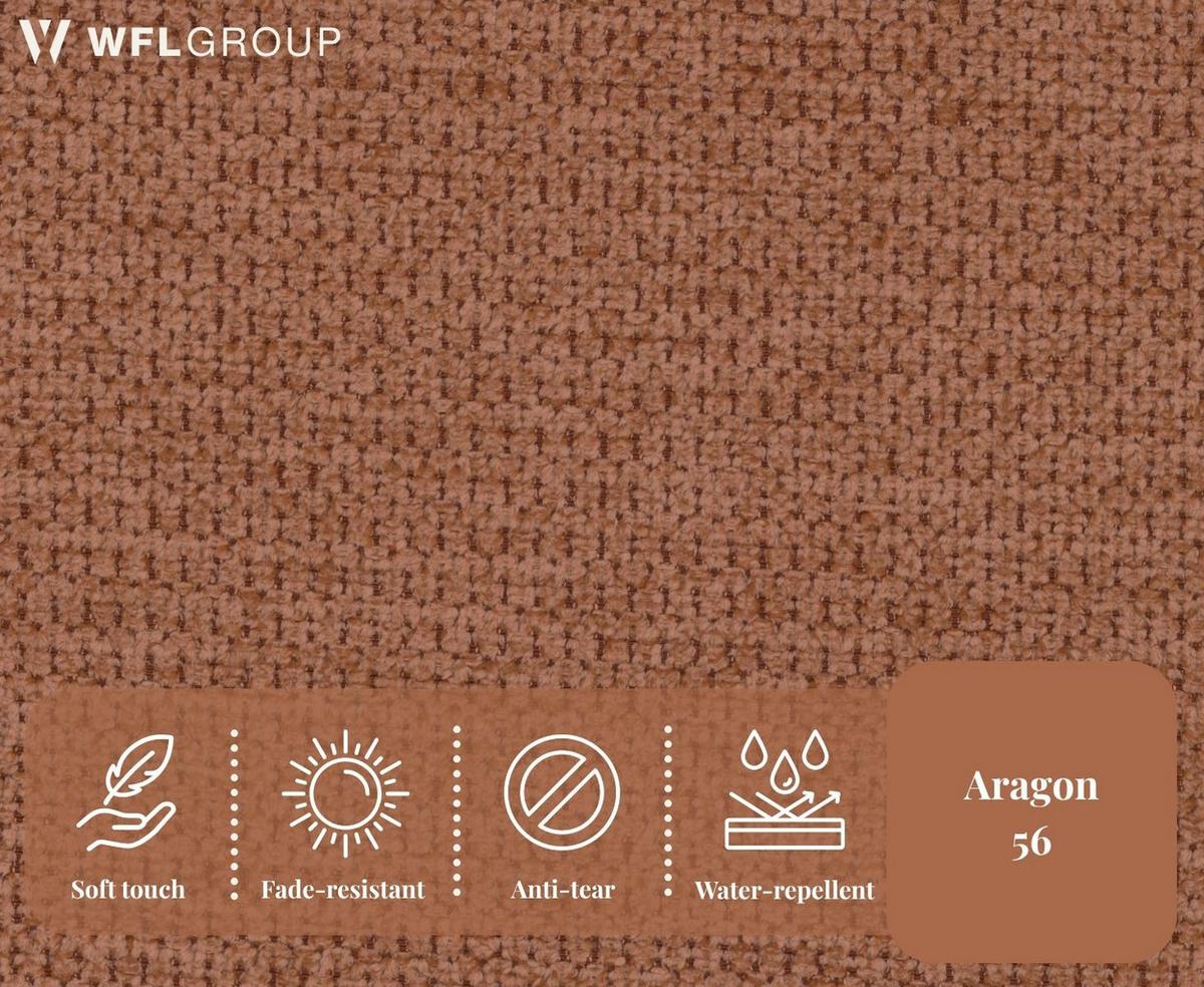 BOXBETT Serenity mit Bettkasten, Orange Chenille 120x200 cm – inkl. H4 Taschenfederkern Matratze & Foam Topper - Schwarz/Orange, Holz/Holzwerkstoff (120/200cm) - WFL GROUP