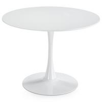 ESSTISCH LOIRE weiß - Weiß, Holzwerkstoff/Metall (100/100/73cm) - IDIMEX