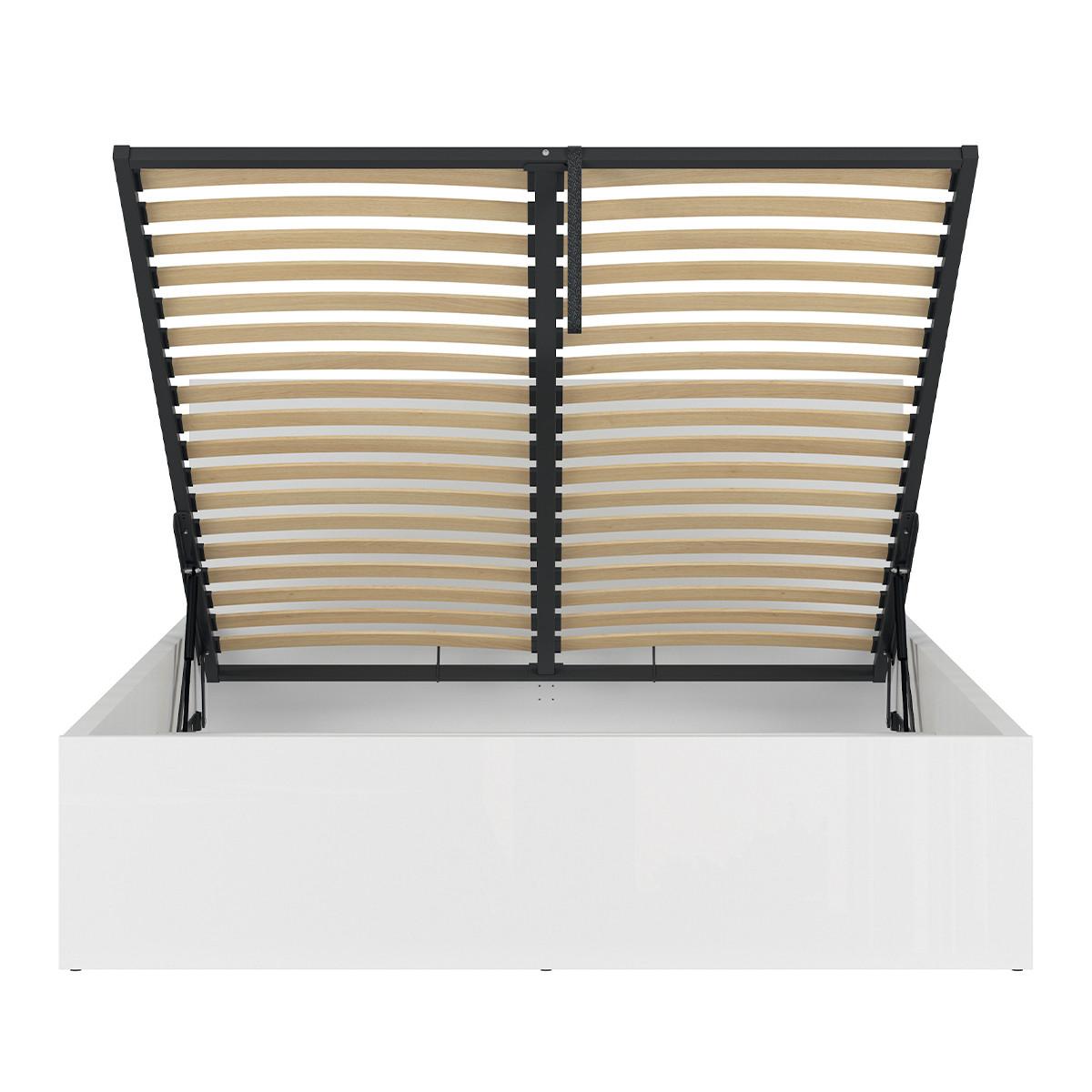 BOXBETT 160/200 Edwin Weiß - Weiß, Holzwerkstoff (160/200cm) - Petits-meubles