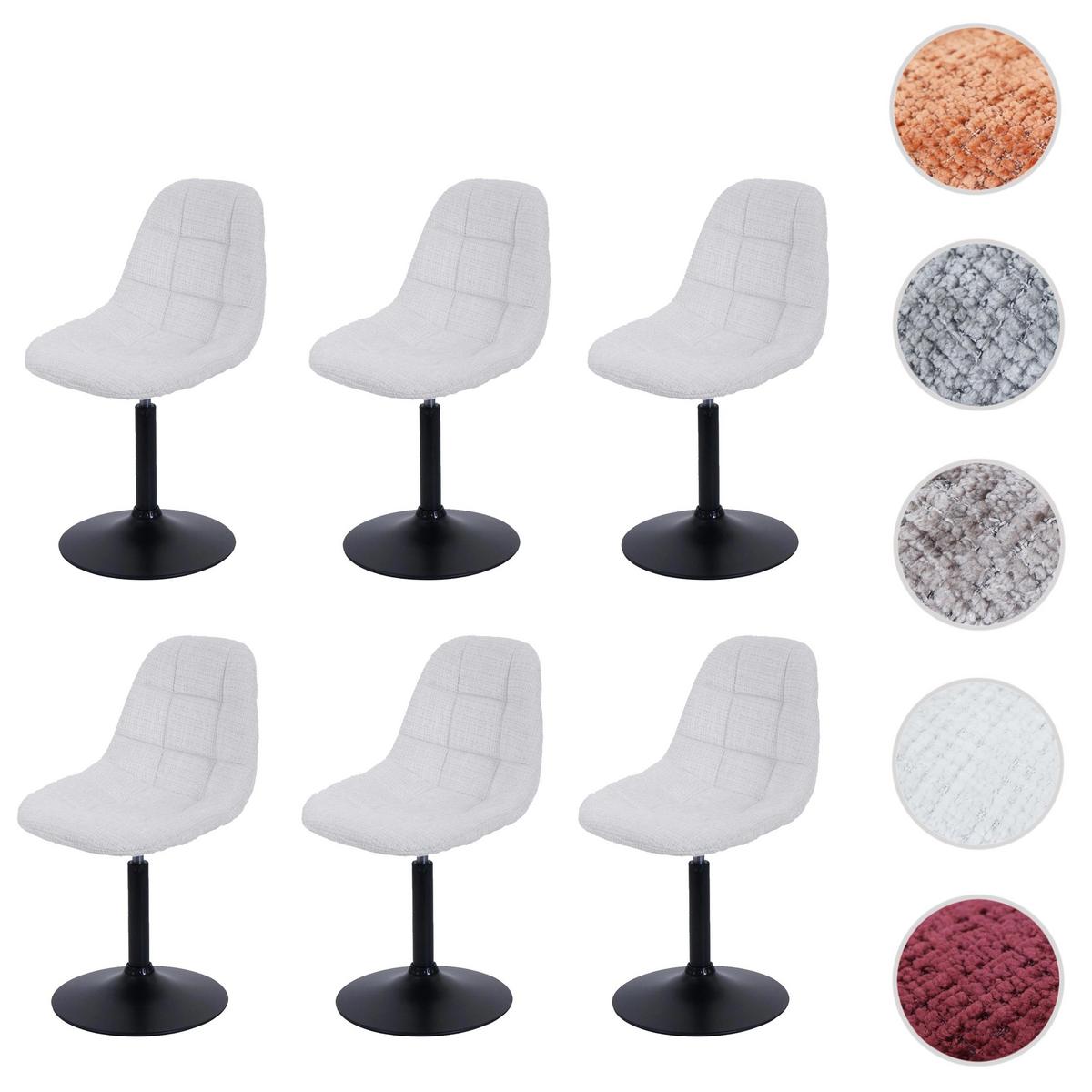 ESSZIMMERSTUHL Cremeweiß 6er-Set - Creme/Weiß, Textil (47/83/43cm) - MCW