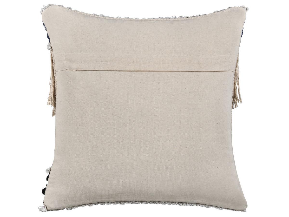 DEKOKISSEN 2er-Set Creme 45/45 cm Sofca - Creme, Naturmaterialien/Textil (45/45cm) - Beliani