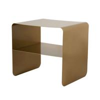 BEISTELLTISCH mit offenem fach 52/45/56 cm - Goldfarben, Metall (60/52/56cm) - Calicosy
