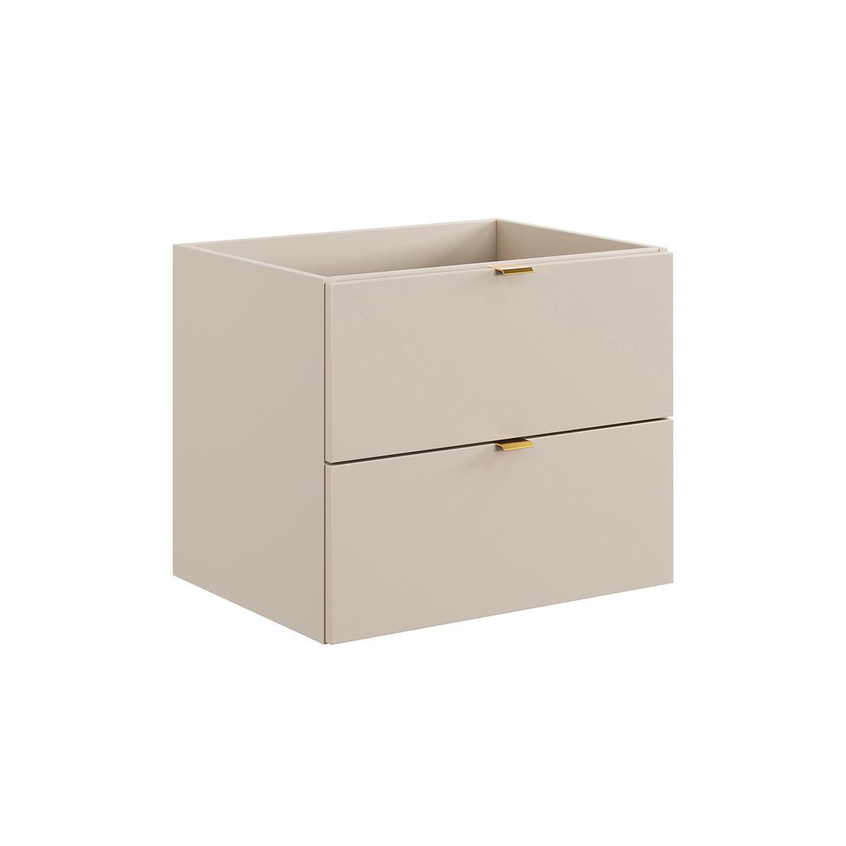WASCHTISCH 80.6cm Azel Kaschmir - Beige, Holzwerkstoff (80.6/52/46cm) - Petits-meubles