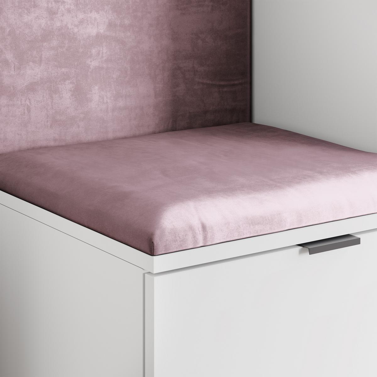 GARDEROBENSCHRANK LORI 95/181/51 cm Modern Garderobe-Set Kaschmir - Kaschmir/Lila, Holzwerkstoff (95/181/51cm) - MASSENO