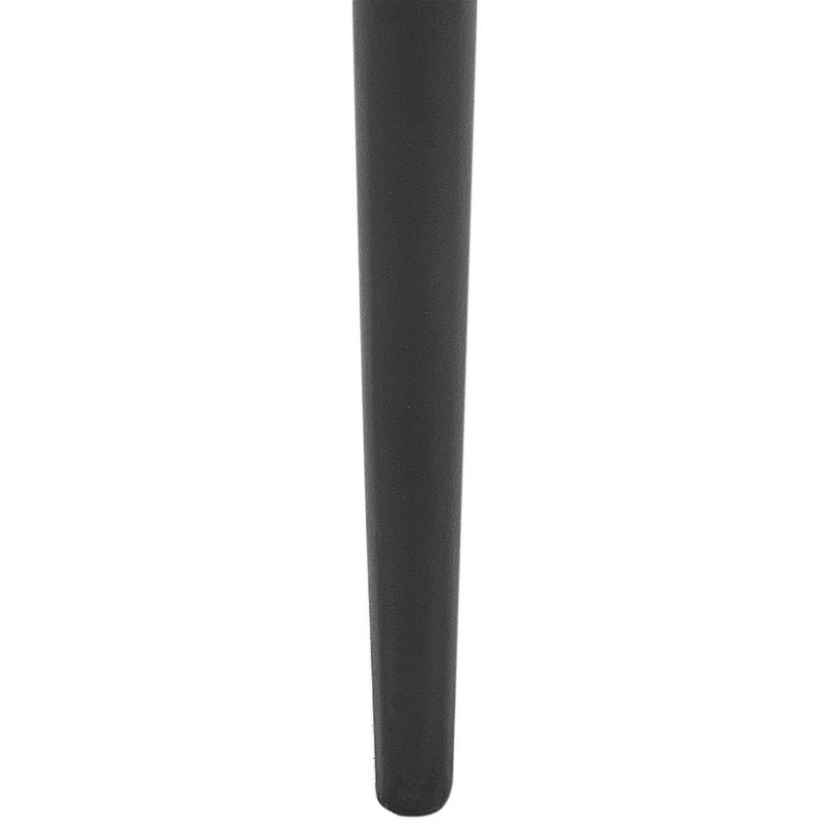 ESSZIMMERSTUHL 2er-Set hellgrau/schwarz Elim - Schwarz/Grau, Textil (59/82/45cm) - Beliani