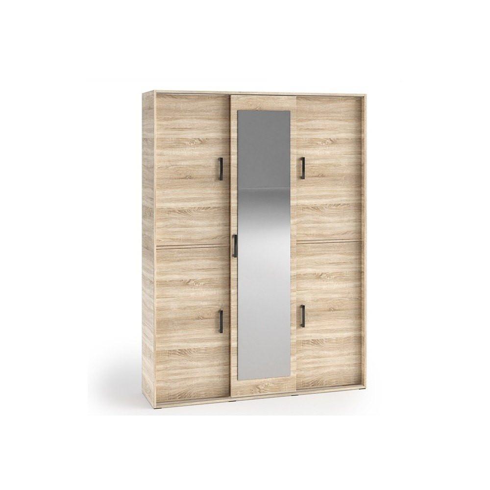 GARDEROBENSCHRANK BENVENO 150/21040 Modern Garderobenschrank Sonoma Eiche - Sonoma Eiche, Holzwerkstoff (150/210/40cm) - MASSENO