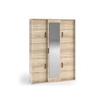 GARDEROBENSCHRANK BENVENO 150/21040 Modern Garderobenschrank Sonoma Eiche - Sonoma Eiche, Holzwerkstoff (150/210/40cm) - MASSENO