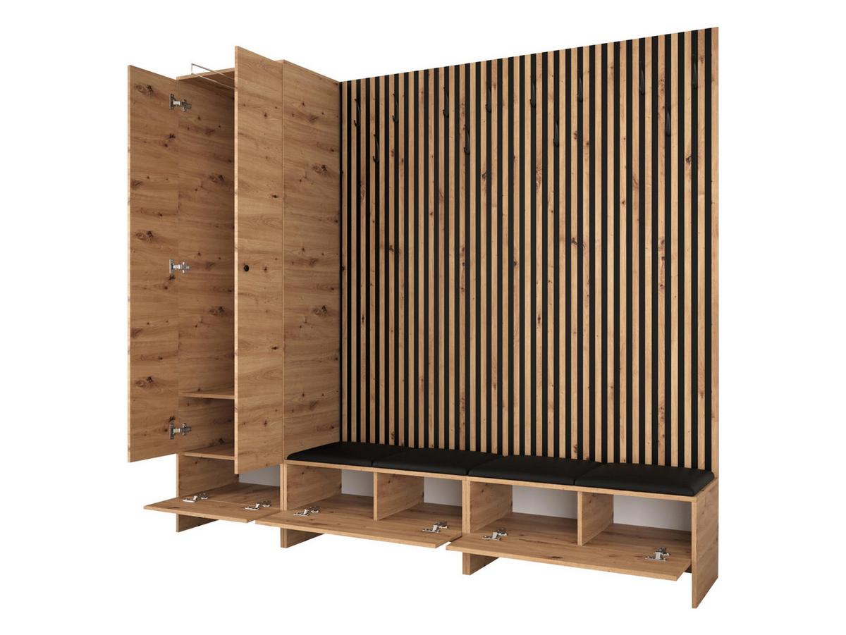 GARDEROBE Balma VI - Grau, Holzwerkstoff (230/206/44cm) - MIRJAN24