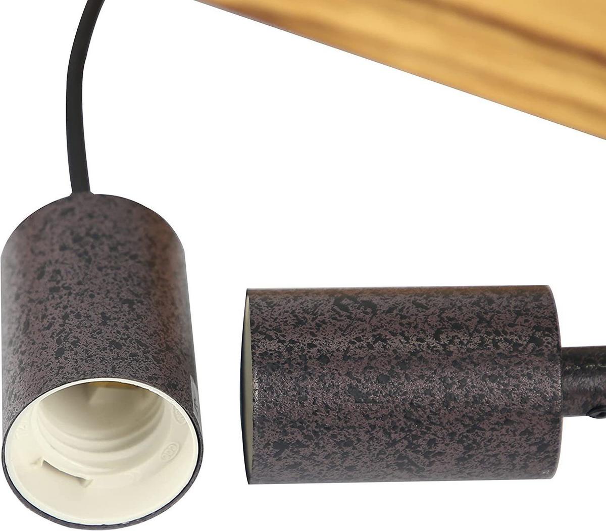 PENDELLEUCHTE Katja 3-flammig 61/25/150 cm - Braun, Metall (61/25/150cm) - Nettlife