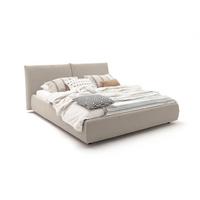 POLSTERBETT HENRY Granit Cord - Hellgrau/Grau, Textil (140/200cm) - KAWOLA