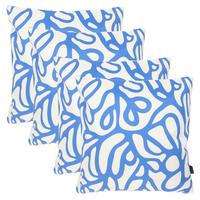 OUTDOORKISSEN 4er Set - Blau, Textil (43/43cm) - icon