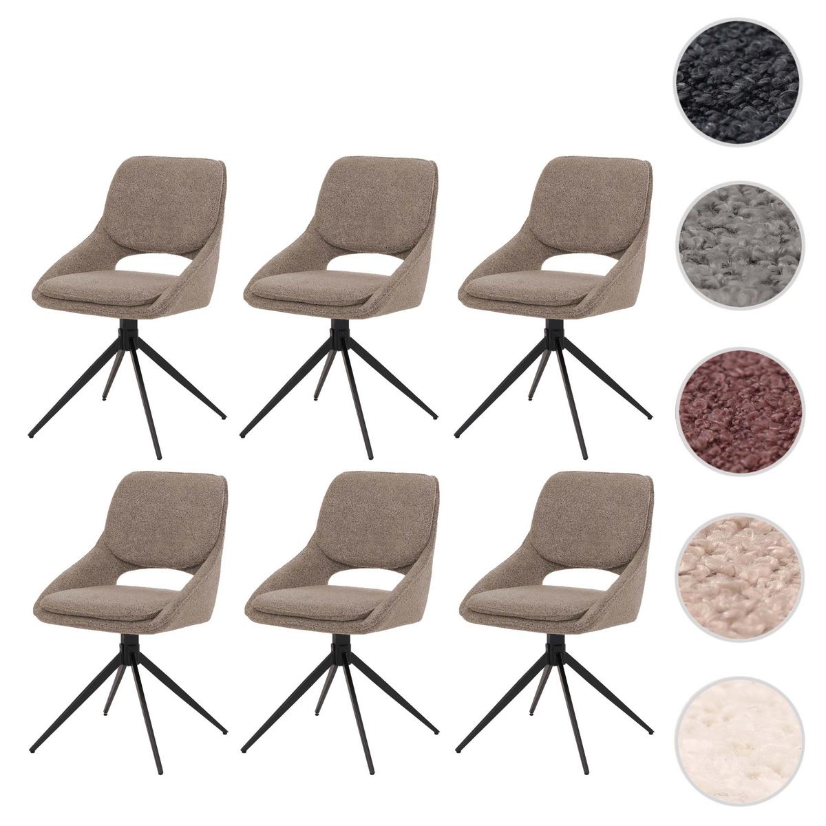 ESSZIMMERSTUHL Beige 6er-Set - Beige, Textil (55/87/55cm) - MCW