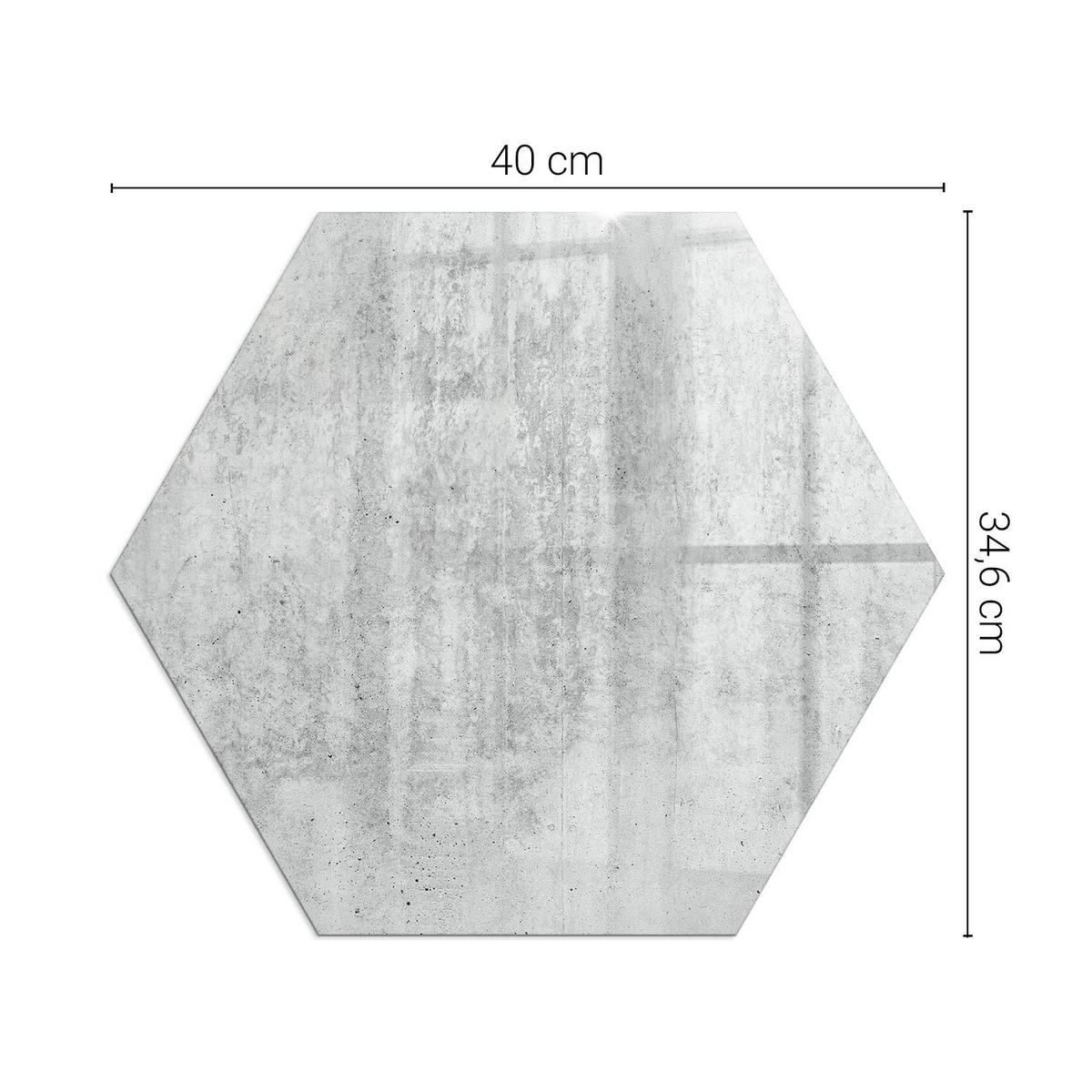 GLASPLATTE für Kamin h40 cm - Grau, Glas (40/40/0.4cm) - TULUP