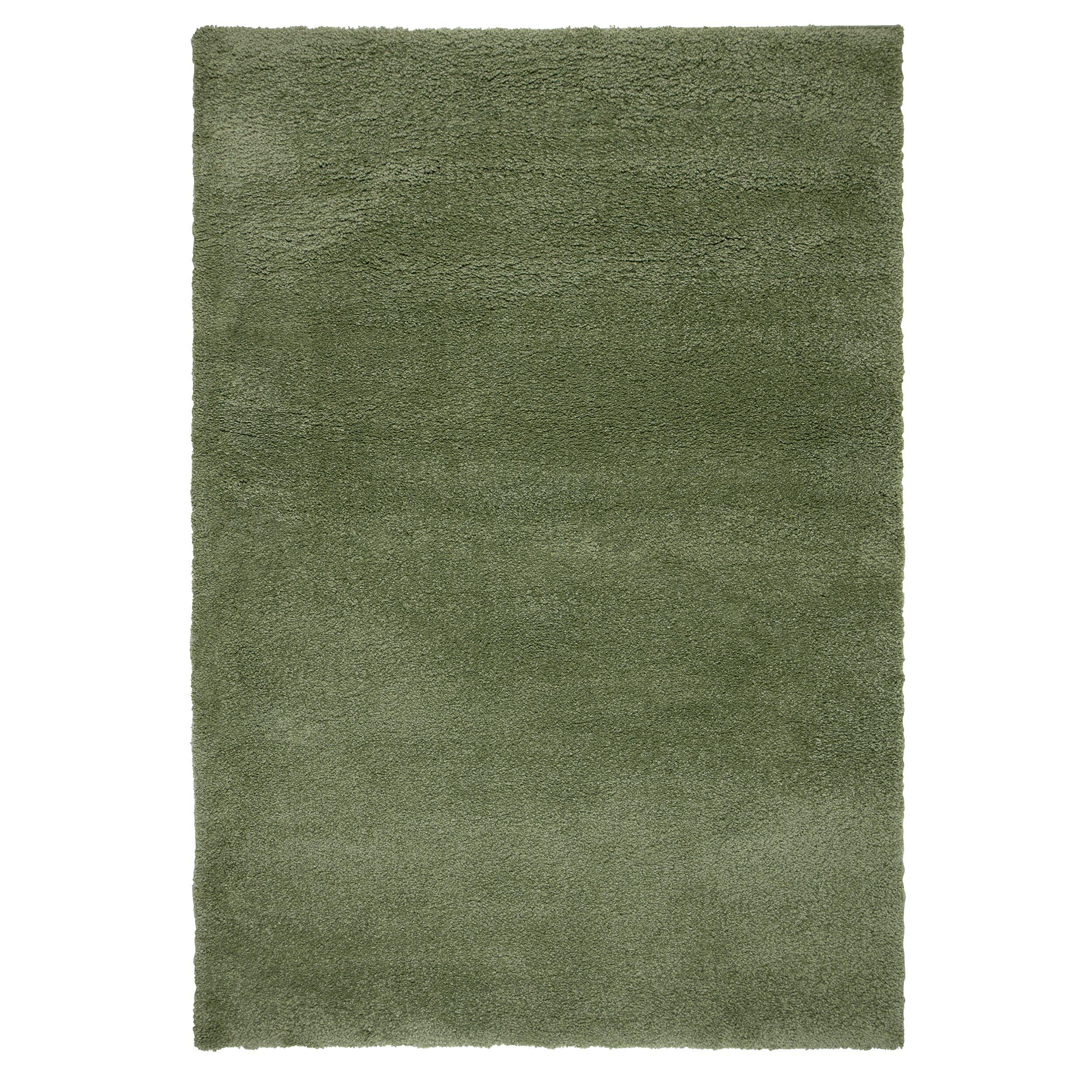 TEPPICH LYNE, einfarbig, Grün, 160 x 230 cm - Grün, Textil (230/160cm) - KADIMA DESIGN